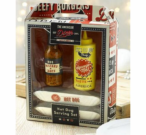 Hot Dog Serving Set, no colour 3552364646