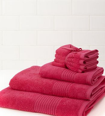 Bhs Hot Pink Pure Cotton Towels, pink 1943050528