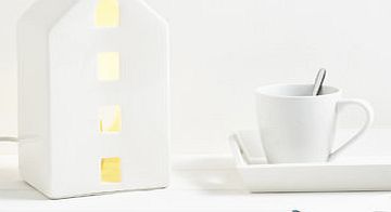 Bhs House Table Lamp, white 39700680001