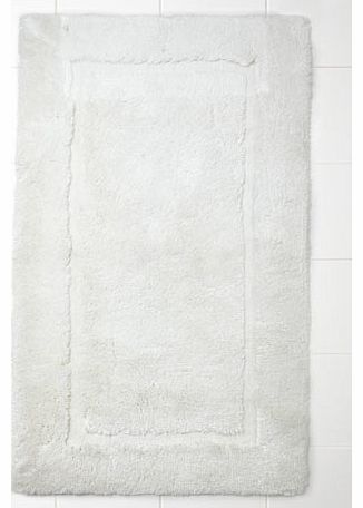 Bhs Hug Rug Luxury Bath Mat White, white 1929730306