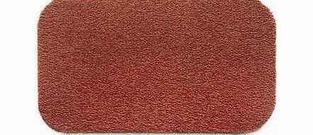 Bhs Hug Rug terracotta plain doormat, terracotta
