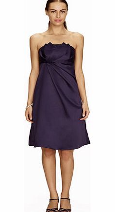 Bhs Iris Grape Short Dress, deep purple 19000223229