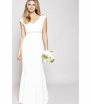 Bhs Ivory Ava Wedding Dress, cream 19000500005
