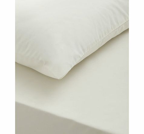 Bhs Ivory brushed double fitted sheet, ivory