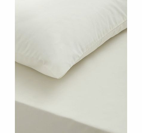 Ivory brushed flat double sheet, ivory 1878490904