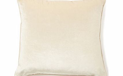 Bhs Ivory essentials velvet cushion, ivory 1842750904