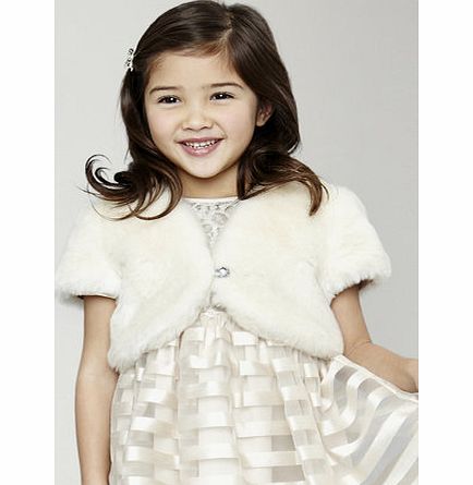 Bhs Ivory Faux Fur Bolero, ivory 6502340904