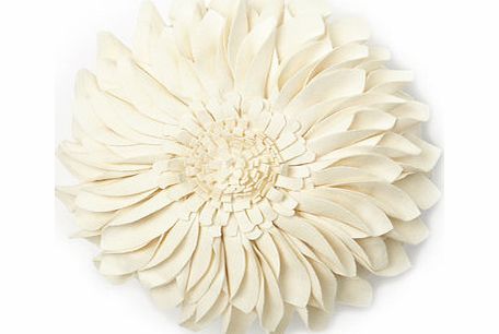 Bhs Ivory floral felt cushion, ivory 1857080904