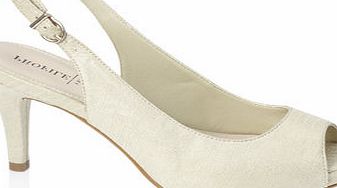 Bhs Ivory Platform Sling Back Sandal, ivory 2846840904