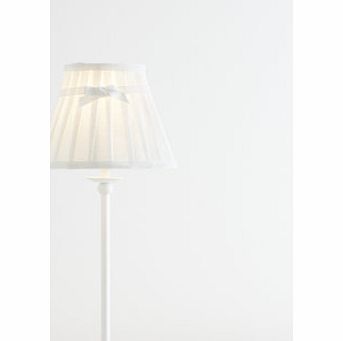 Bhs Ivory pleated bow candle shade, ivory 9757620904