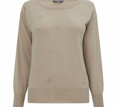 Bhs Ivory Sparkle Jumper, ivory 588350904