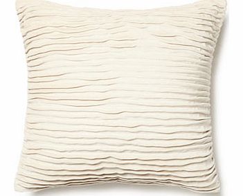 Bhs Ivory velvet ruffle cushion, ivory 1843540904