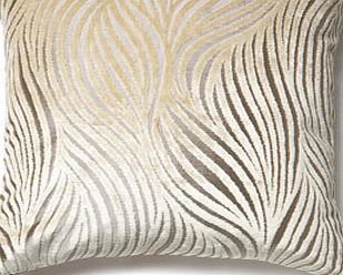 Bhs Ivory velvet wave cushion, ivory 1857270904