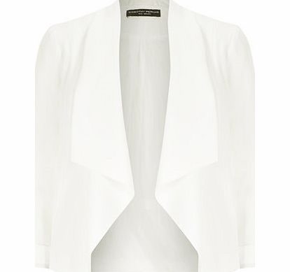 Bhs Ivory Waterfall Jacket, cream 19119810005
