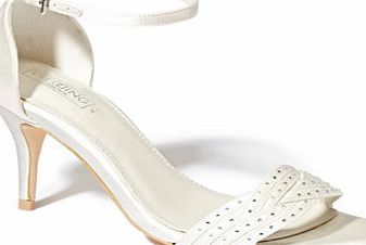 Bhs Ivory Wedding Collection Satin Sandals with