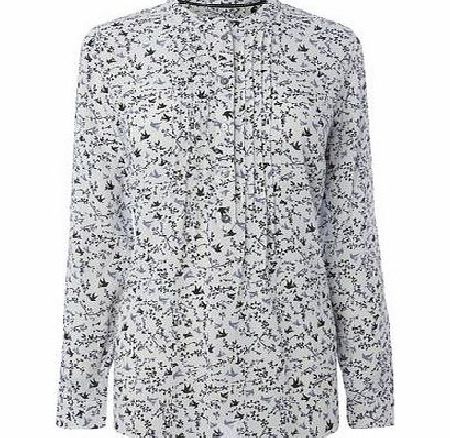 Bhs Ivory Woodland Print Blouse, ivory 3391550904