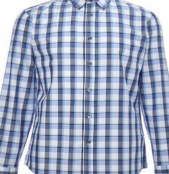 Bhs Jack Reid Marylebone Blue Mix Cotton Checked