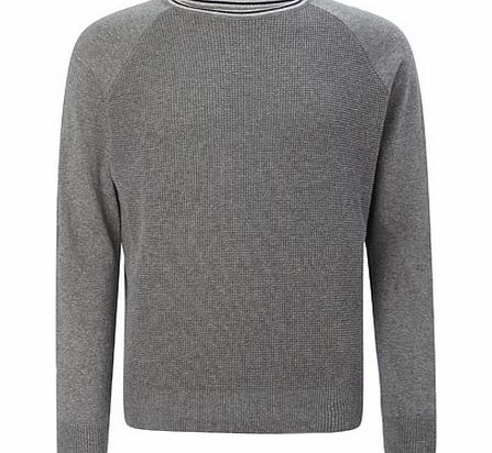 Bhs Jack Reid Marylebone Crew Neck Jumper, Grey