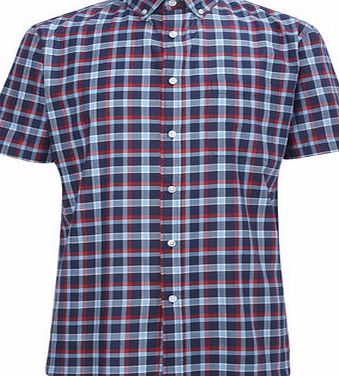 Bhs Jack Reid Marylebone Gingham Shirt, Blue