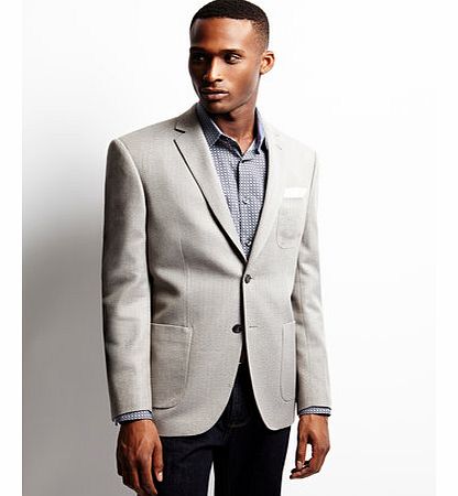 Bhs Jack Reid Marylebone Herringbone Blazer, Grey