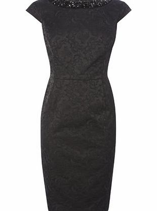 Bhs Jacquard Embellished Dress, black 356288513