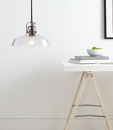 Bhs Jed 1 light pendant, clear 9780752346