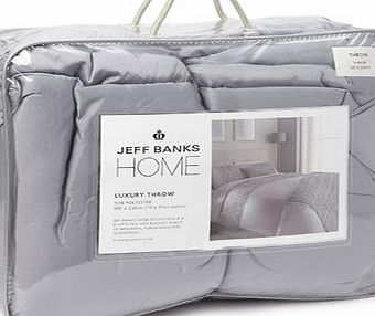 Bhs Jeff Banks Maple Grey Bedspread, grey 1864990870