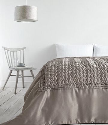 Bhs Jeff Banks Natural Maple Bedspread, natural