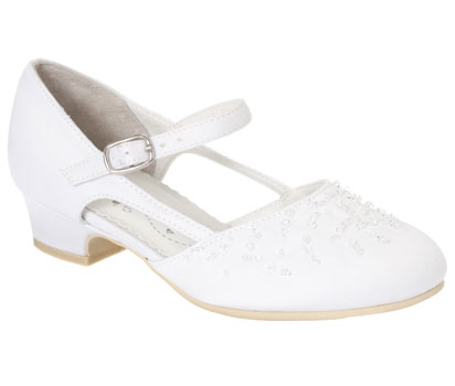 bhs Jemma communion dorsay shoe