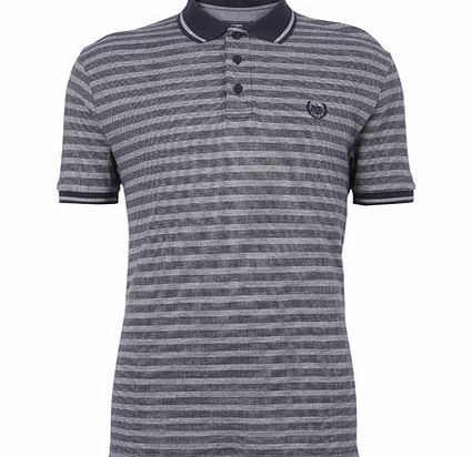 Bhs Jersey Stripe Polo Shirt, Blue BR52S09FNVY