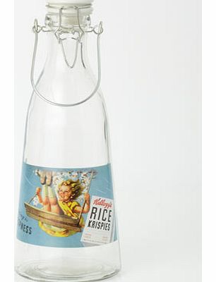 Bhs Kelloggs Large Blue Milk Bottle, blue 9562001483