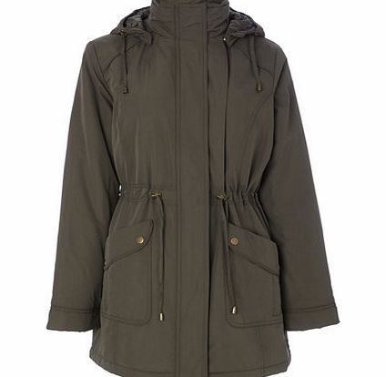 Bhs Khaki Padded Coat, khaki 9852970720