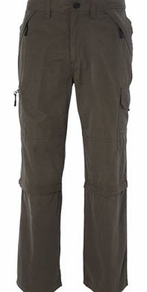 Khaki Trek Trousers, Green BR58P01EGRN