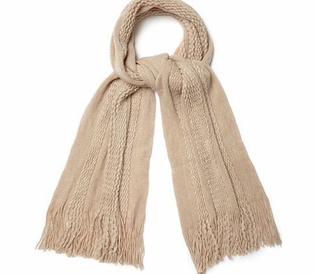 Bhs Ladies Beige Supersoft Scarf, beige 6605490431