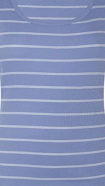 Bhs Lavender Stripe Rib Vest, lavender 2425230126