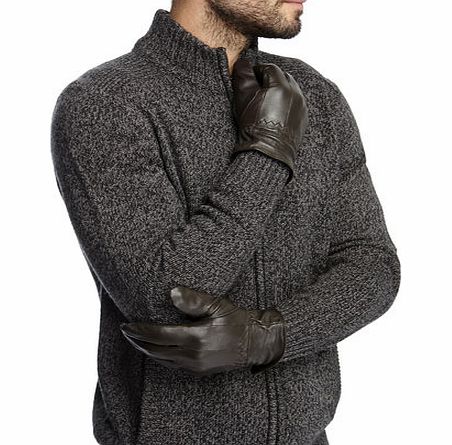 Bhs Leather Gloves, Brown BR63G05FBRN