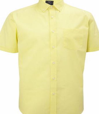 Bhs Lemon Cotton Mix Shirt, Yellow BR51V07GYLW