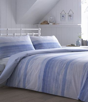 Bhs Lewis Stripe Bedding Set, blue 1829071483