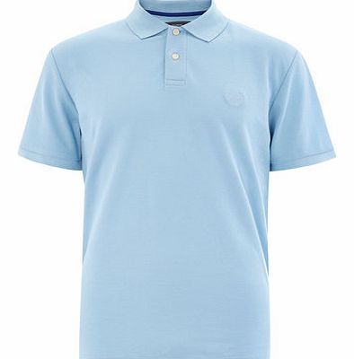 Bhs Light Blue Plain Polo Shirt, Blue BR52P02FBLU