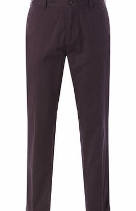 Bhs Light Burgundy Slim Fit Chinos, Red BR58T02FRED