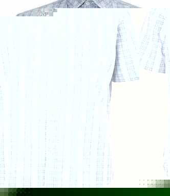 Bhs Light Green Checked Shirt, Green BR51S14GGRN