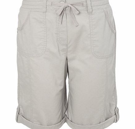 Bhs Light Grey Cotton Shorts, light grey 2207700682