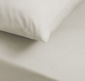 Bhs Light grey Egyptian Cotton Flat Sheet, light