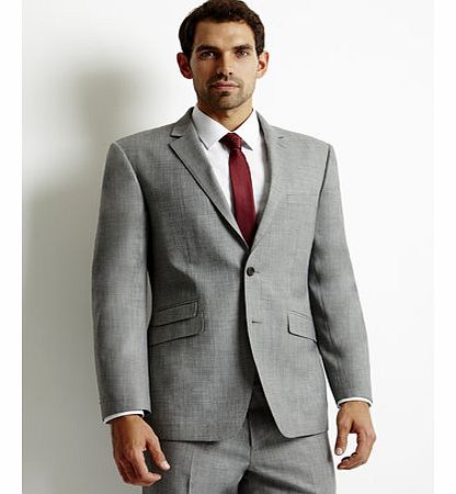 Bhs Light Grey Slim Fit Suit Jacket, Grey BR64W11EGRY