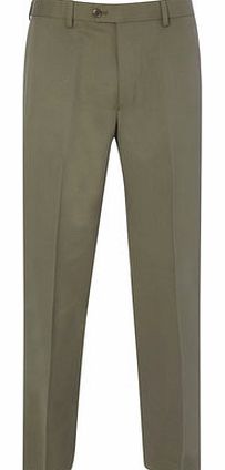 Bhs Light Khaki Soft Touch Trousers, Green BR65B01EGRN