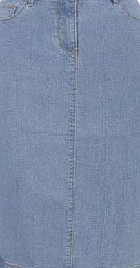 Bhs Lightwash Denim Pencil Skirt, lightwash 881374461