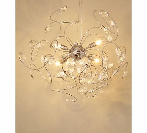 Lila Sputnik Ceiling Light, chrome 9768010409