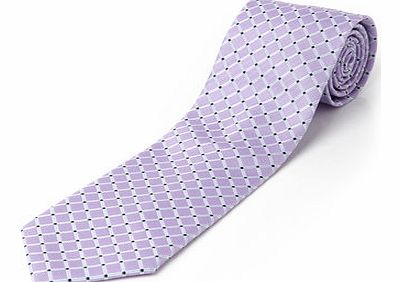 Bhs Lilac and Blue Checked Tie, Purple BR66D23ELIL