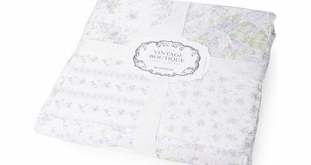 Bhs Lilac frill Bedspread, lilac 1867231499