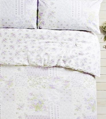 Bhs Lilac Patch Printed Bedding Set, lilac 1859711499